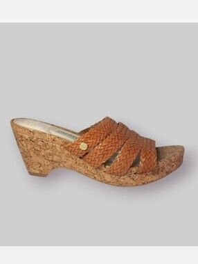 DANA BUCHMAN Woven wedge shoes size 8